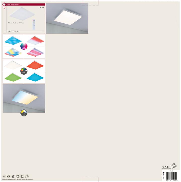 Produktbild Paulmann Panel Verlora Rainbow (2110 lm)
