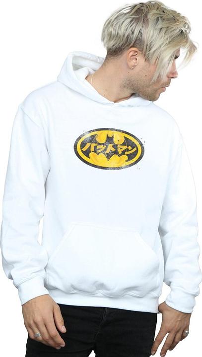 Produktbild Batman Japanisches Logo Gelb Hoodie (L)