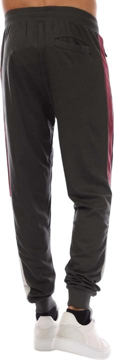 Actual product image Lyle and Scott Mens Fleece Colour Block Stitched Fly Detail Jogging Bottoms (M)