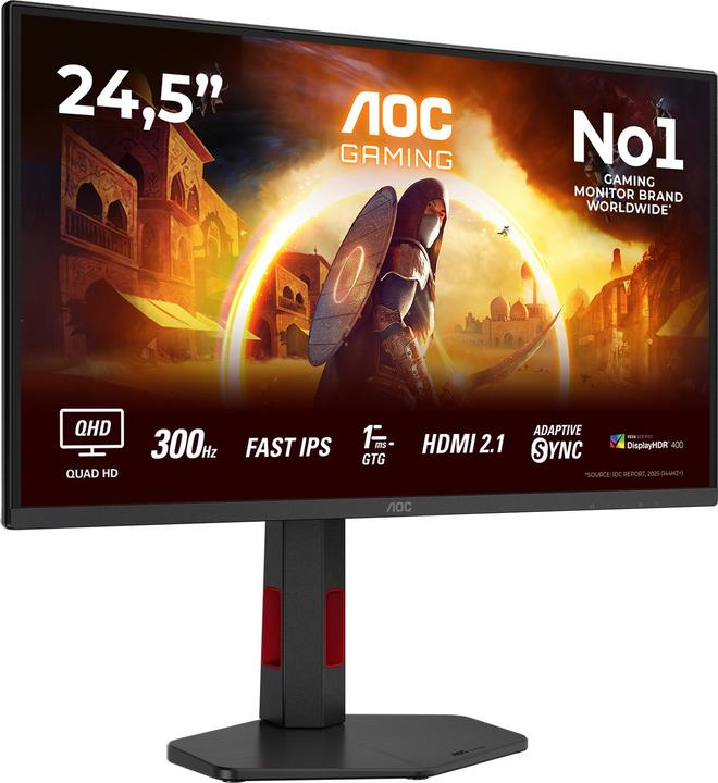 Actual product image AOC Q25G4SR (2560 x 1440 pixels, 24.50")