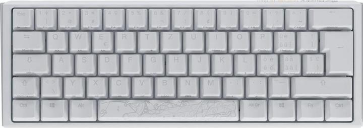 Ducky ONE 3 Mini Classic, MX-Cherry Red - pure white (CH-Layout) (CH, Kabelgebunden)