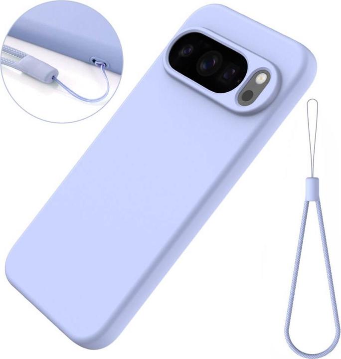 Actual product image Cover-Discount Google Pixel 10 / 10 Pro - Silikon Gummi Hülle mit Riemen (Google Pixel 10 Pro, Google Pixel 10)