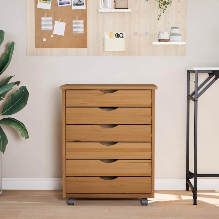 Produktbild vidaXL Rollschrank (53 x 39 x 65.50 cm)