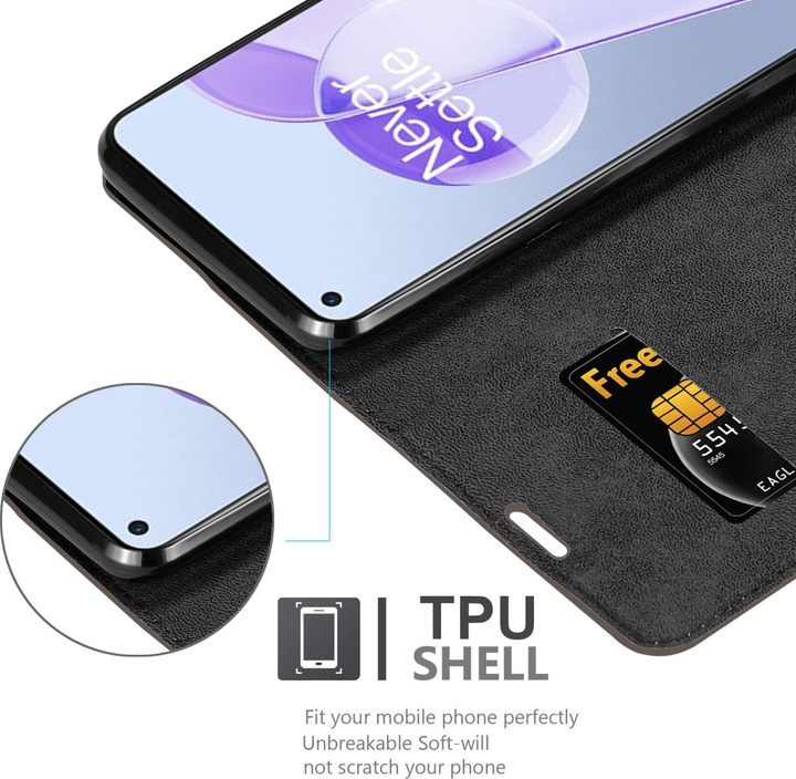 Produktbild Cadorabo Book Invis. Magnet Hülle (OnePlus 9RT 5G)