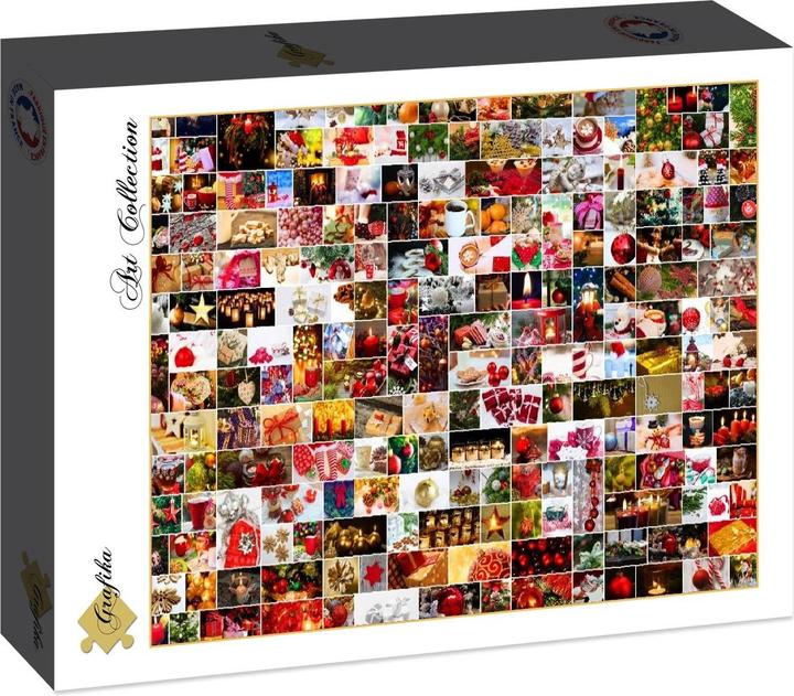 Produktbild Grafika Puzzle 1500 pieces Collage - Christmas (1500 Teile)