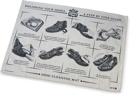 Produktbild j-me Schuhputzmatte für glänzende Schuhe (1 x)