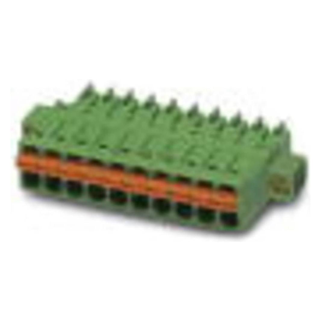 Phoenix Contact Pinbehuizing kabel FMC Aantal polen Totaal 3 Tussenruimte: 3,81 mm 1748367 50 stuks., Kabels + Stekkers, Groen