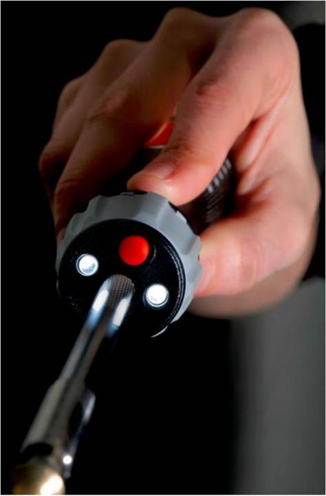 Produktbild Bahco Leichter 1/4"-Sechskantschraubendreher mit LED und Knarren-Griff für Phillips-, Pozidriv und Schli (6-Kant)
