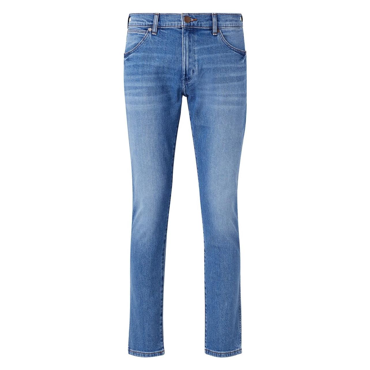 Wrangler, Mannen, Jeans, Larston New Favorite Slim Tapered Jeans-Heren, Blauw, (34)