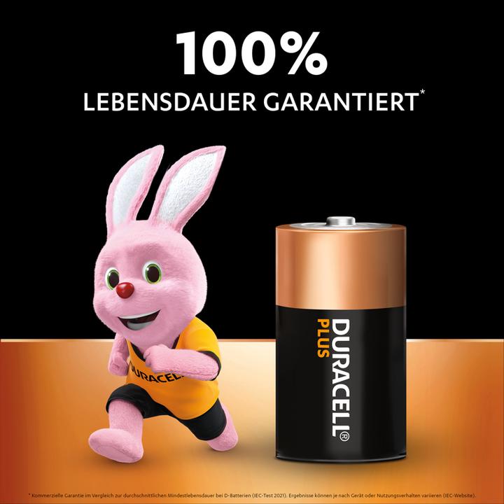 Produktbild Duracell Plus (4 Stk., D)