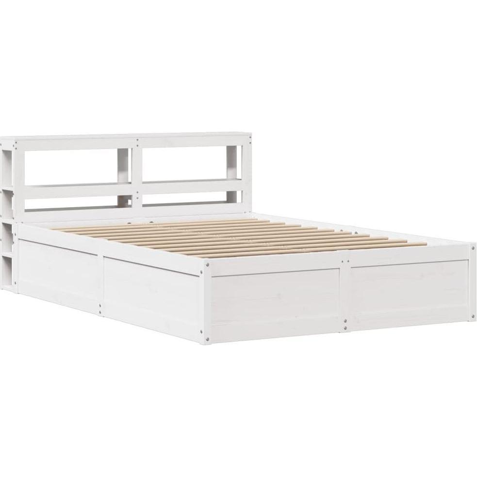 Thumbnail - VidaXL, Bett, Bett mit Kopfteil Kiefer (140 x 190 cm)