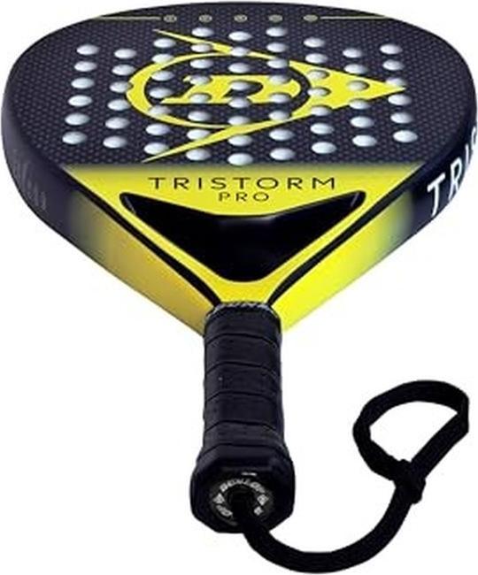 Actual product image Dunlop Slazenger 25 TRISTORM PRO Padelracket Zwart/Geel
