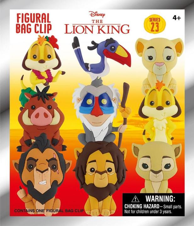 Actual product image Monogram Int. Disney 3D PVC bag tag display Lion King (24)