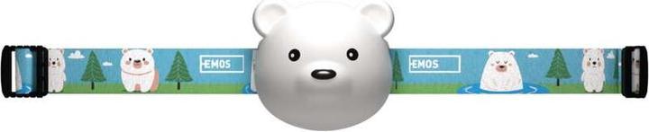 Actual product image Emos LED aufladbare Stirnlampe Bär P3543, 80 lm,Li-Pol 500 mAh (80 lm)