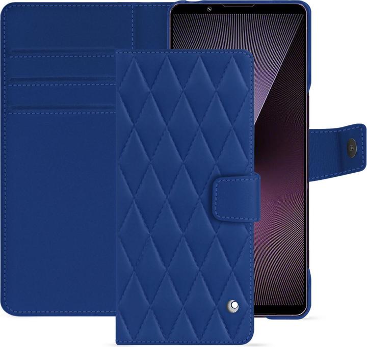 Bleu océan - Couture ( Nappa - Pantone #15458a)