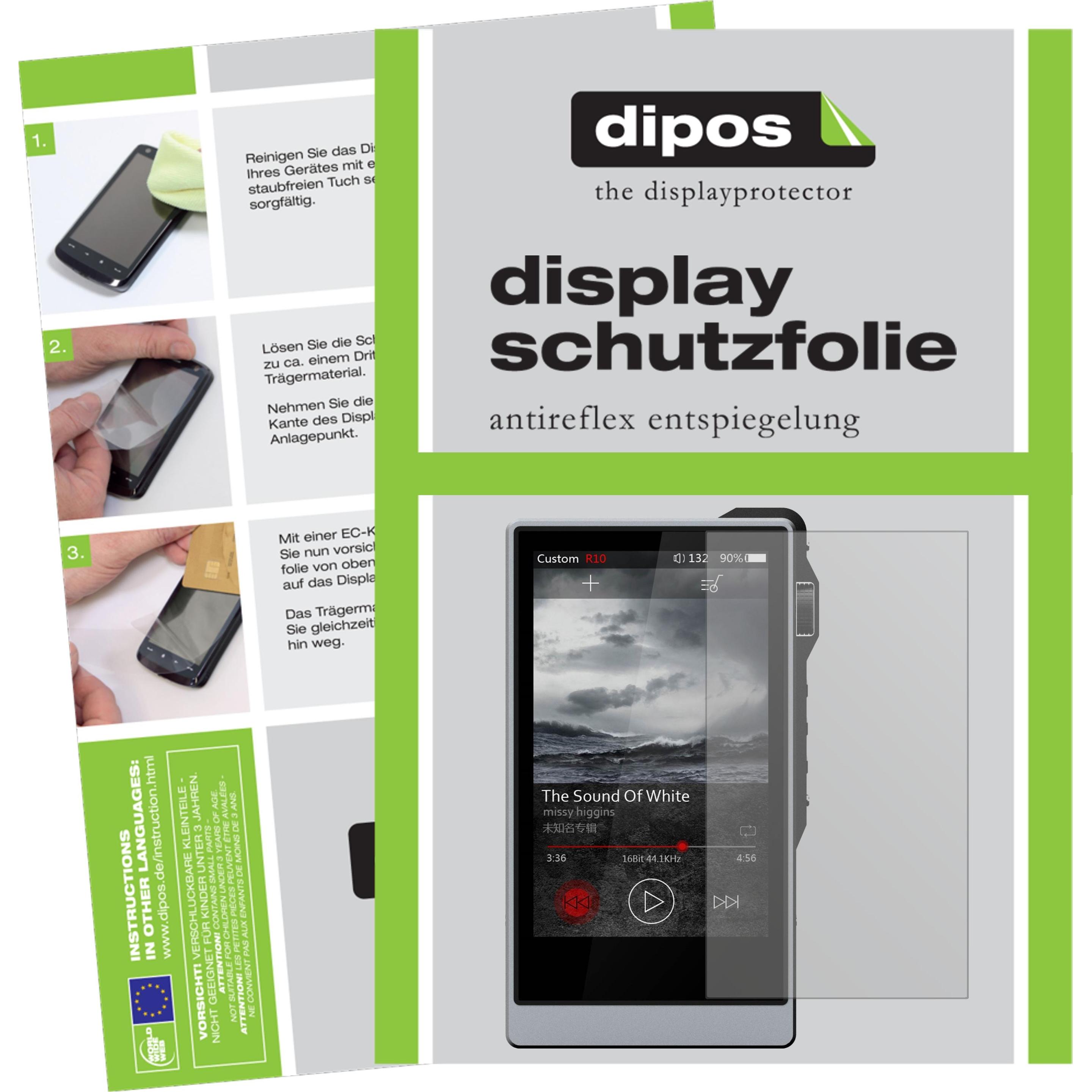 Dipos Displayschutzfolie Antireflex, MP3 + Media-Player Zubehör