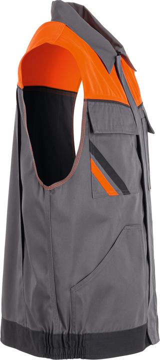 Actual product image Planam Waistcoat zinc/orange/slate XS S (S)