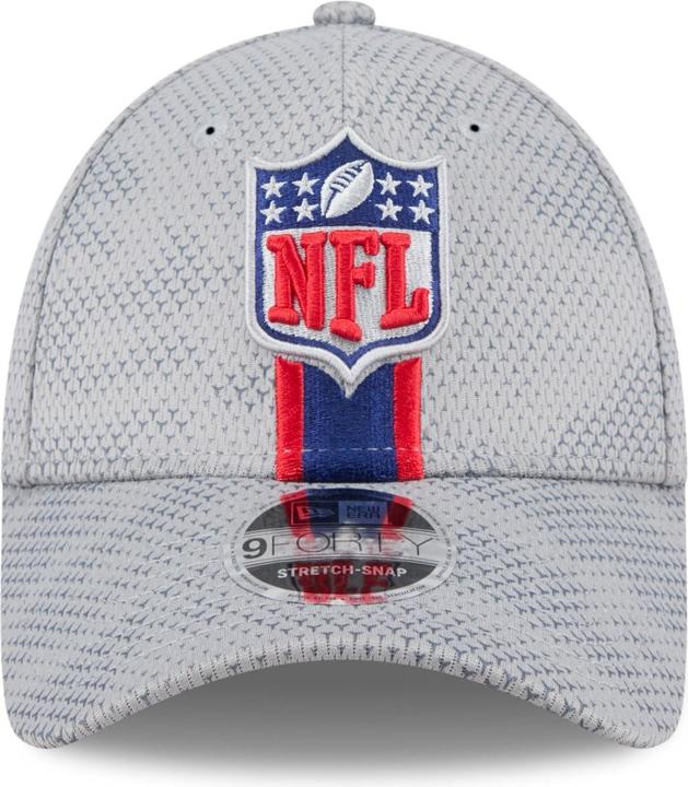 Produktbild New Era 9Forty Stretch Cap SIDELINE NFL Shield Logo grey