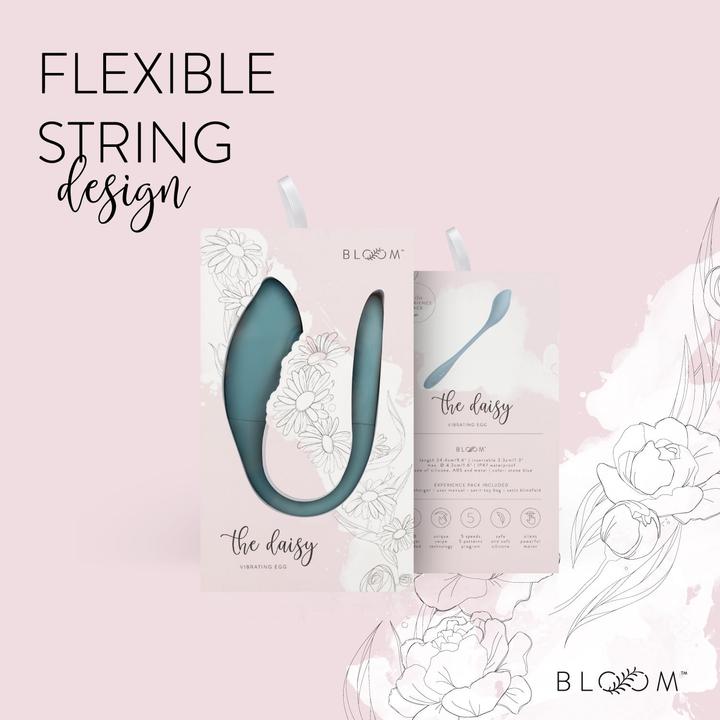 Actual product image Bloom The Daisy Vibrating Egg - Green