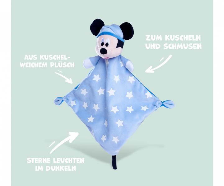 Actual product image Simba Disney Good Night Mickey GID cuddle cloth