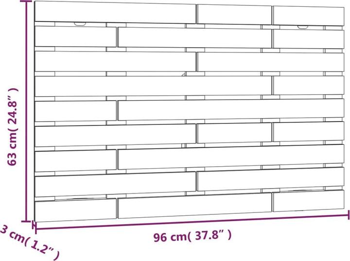 Actual product image VidaXL Oksiutka (96 x 3 x 63 cm)