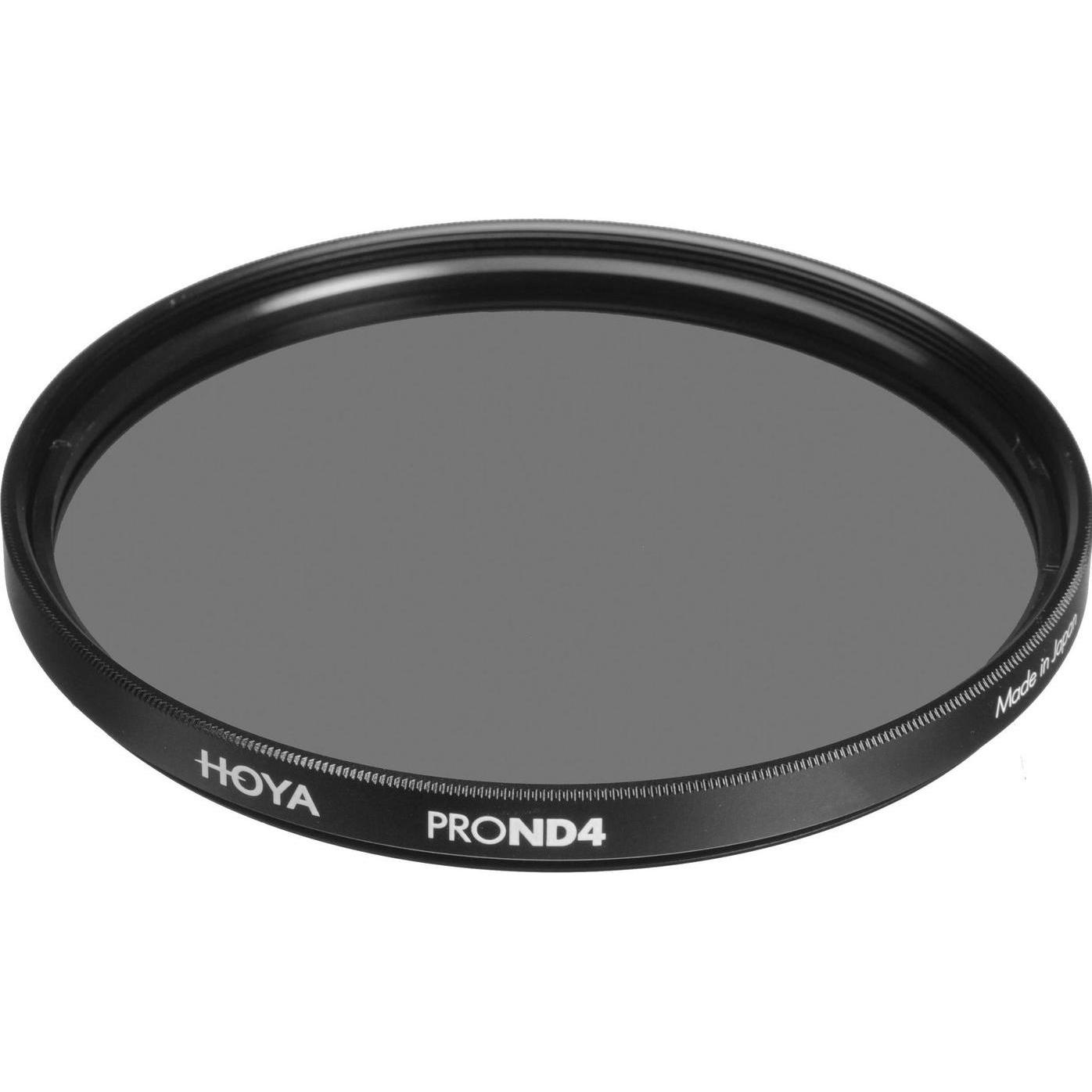 Hoya Pro ND4 Filter (82 mm, Filtri grigi, 82 mm), Filtro fotografico, Nero