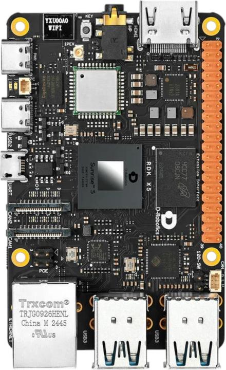 Actual product image DFRobot RDK X5 AI-Board 8 GB 10 TOPS für ROS und KI D-Robotics
