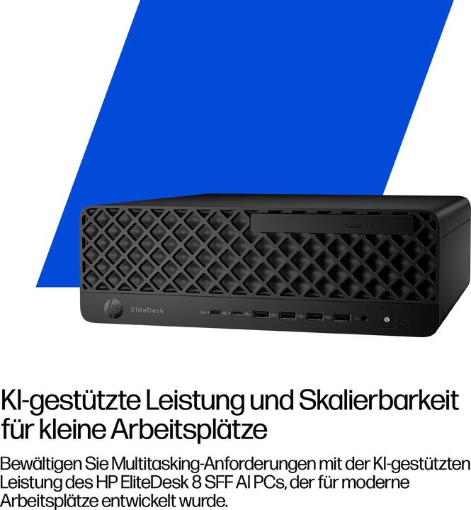 Productafbeelding HP EliteDesk 8 SFF G1i AI PC (512 GB, 16 GB, Intel Core Ultra 5 225)