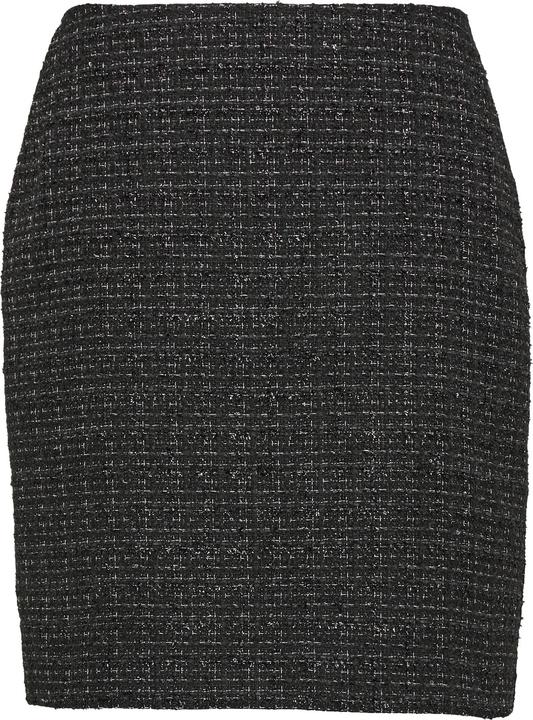 Comma Rock Kurzer Bouclé-Rock mit Glitzergarn (40)