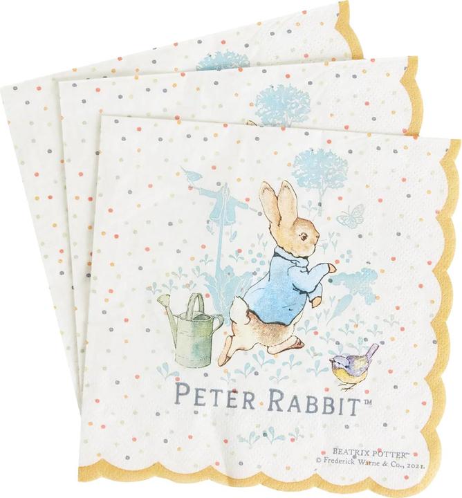 Image du produit Peter Rabbit - Serviettes jetables CLASSIC (16 pcs, 33 x 33 cm)