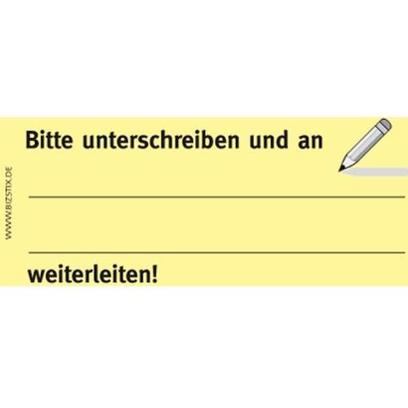 Thumbnail - Bizstix, Haftnotiz, Notiz 'Weiterleiten' 75x35mm