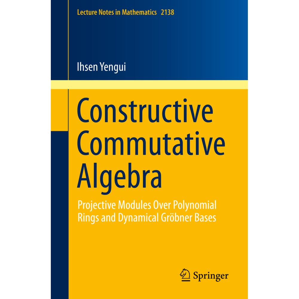 Constructive Commutative Algebra, Fachbücher