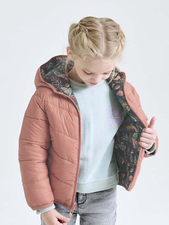 Immagine prodotto Vertbaudet Leichte Mädchen Wende-Steppjacke mit Recycling-Polyester (128)