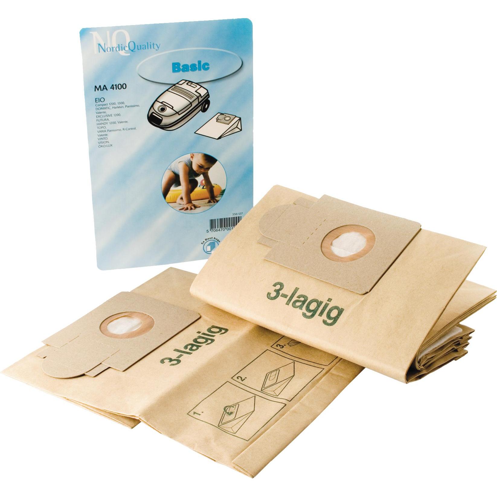 Konjac Sponge MMA 4100 Støvsugerposer, 5 pezzi + 1 filtro, Aspirapolvere