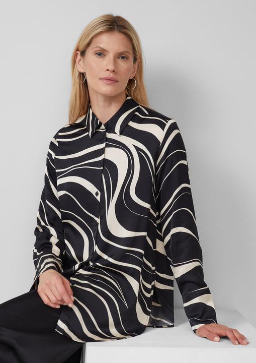 Actual product image s.Oliver Bluse Hemdbluse mit All-over-Print (36)