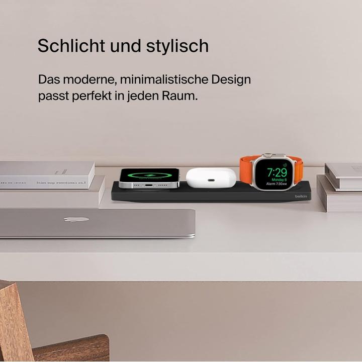 Image du produit Belkin BoostCharge Pro 3-in-1 Charging Pad avec MagSafe (15 W)