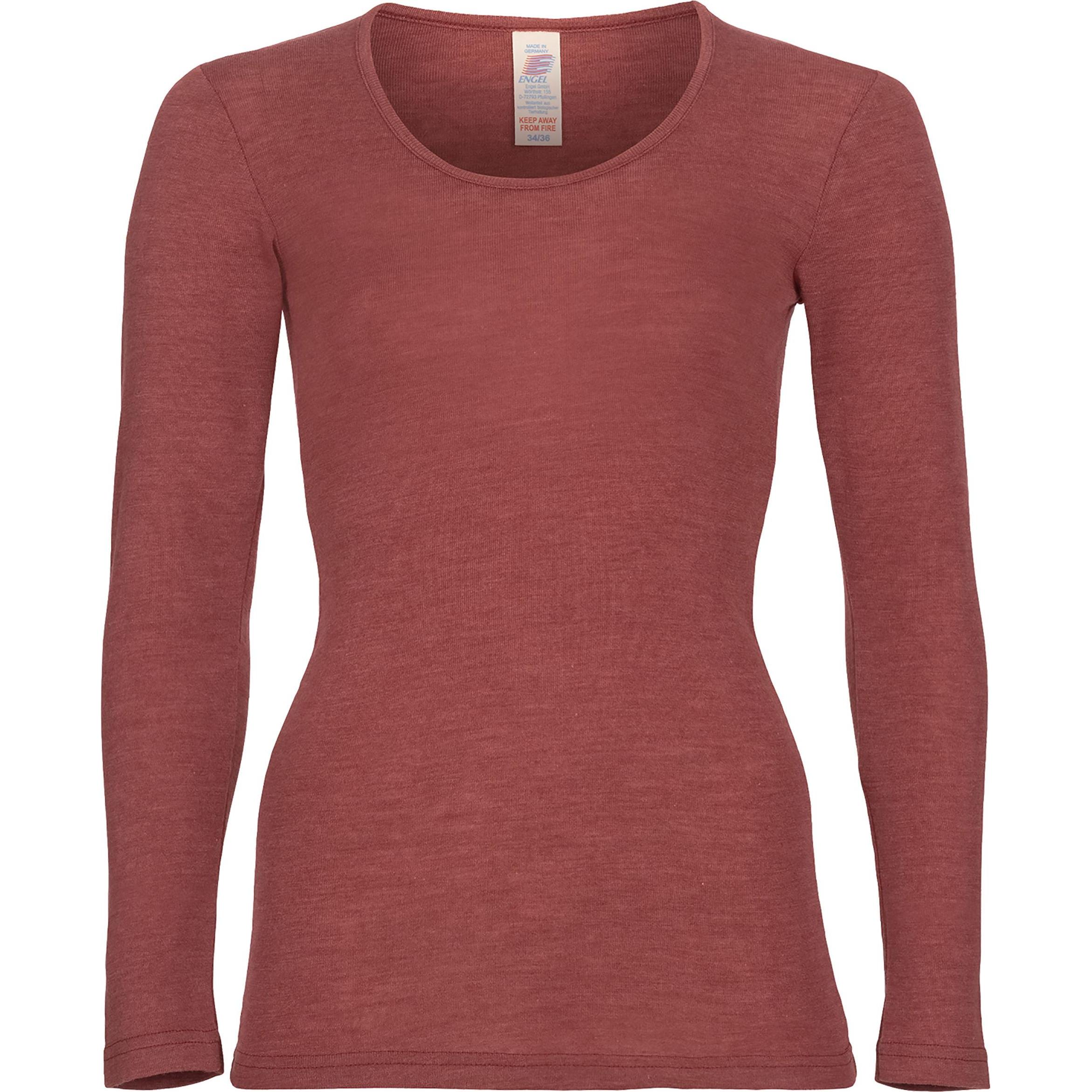 Engel, Damen, Funktionsshirt, Women's Unterhemd L/S (M, L, W38/L40), Rot, M, L, W38/L40