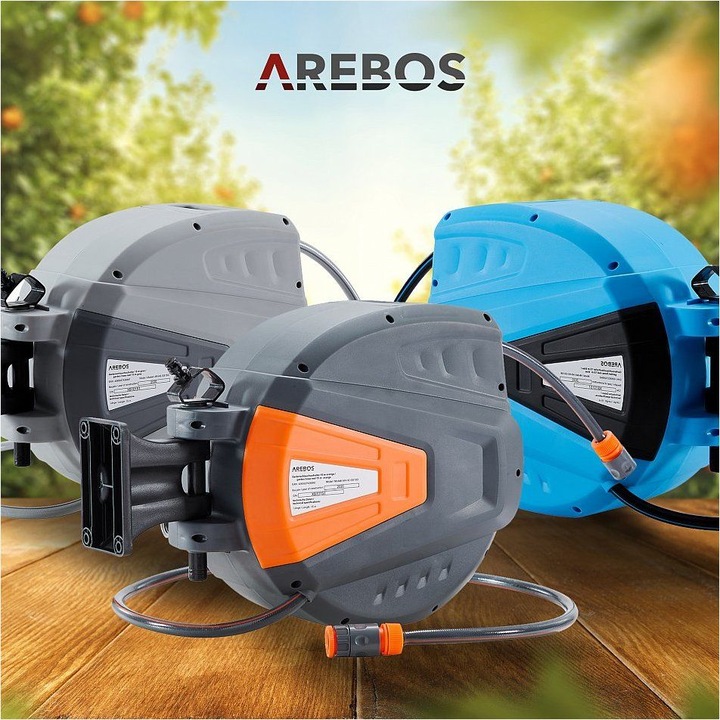 Produktbild Arebos Gartenschlauchaufroller (20 m)