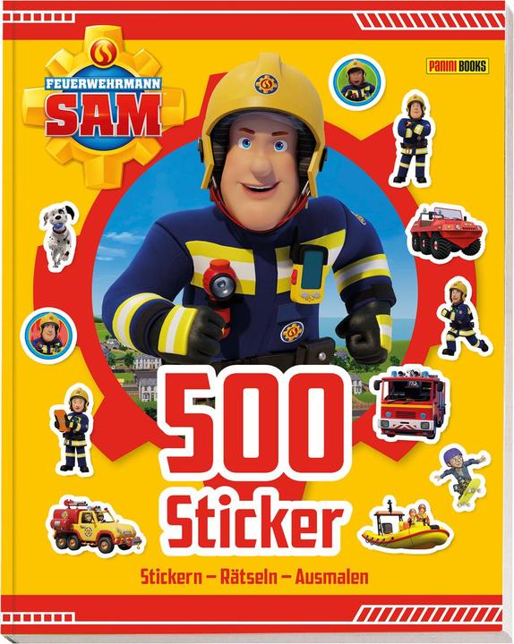 Panini Fireman Sam: 500 stickers - stickers - puzzles - colouring in
