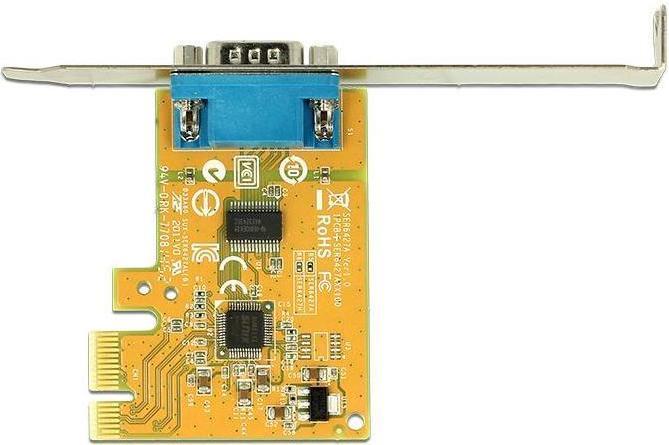 Produktbild Delock PCI Expr Card 1x D-Sub9 ext + LowProfile