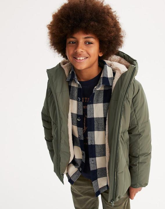 Produktbild La Redoute Collections Warme Kapuzensteppjacke mit Teddyfutter (134)