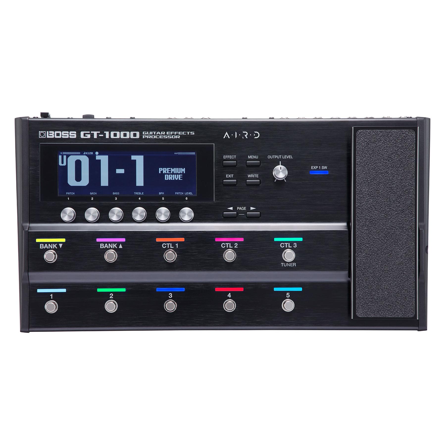 Boss (Electronics) Gt-1000 (Bas, Gitaar), Effectpedaal, Zwart