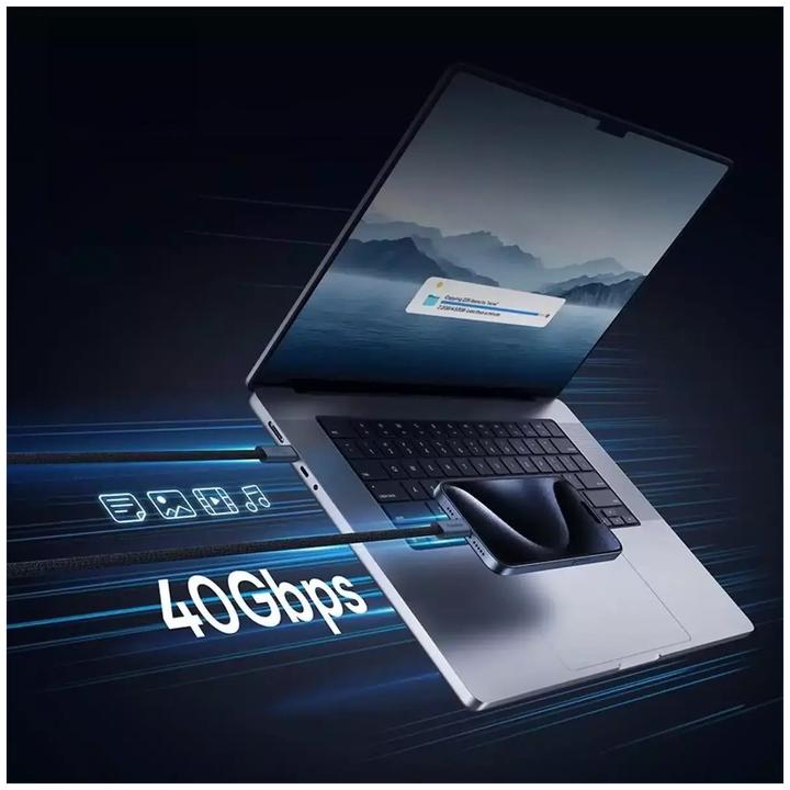 Produktbild Baseus USB C – USB C (1 m, USB 4.0, 240 W)