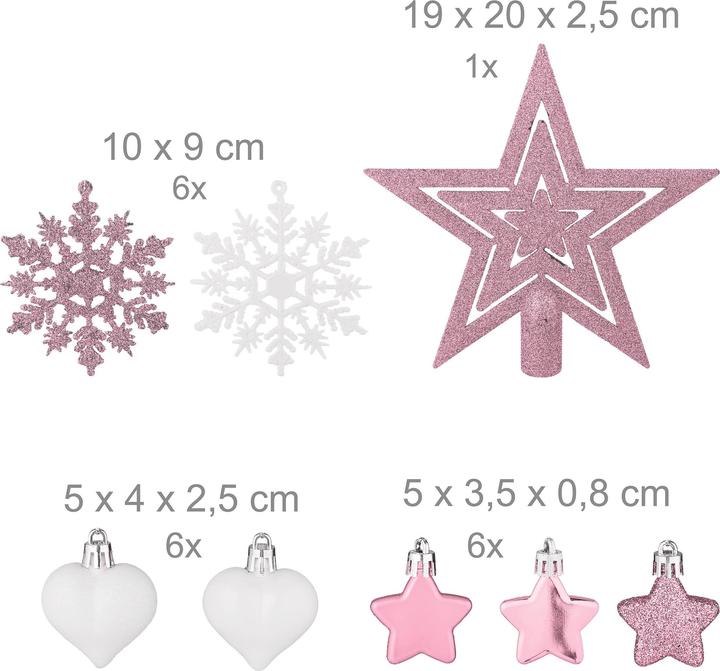 Image du produit Relaxdays 110x boules-de-Noël (1 -pièce)