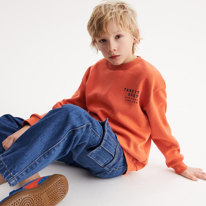 Immagine prodotto La Redoute Collections Sweatshirt mit Aufdruck (116)
