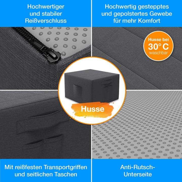 Produktbild Bestschlaf Klappmatratze inkl. Husse & Transporttasche (90 x 200 cm, Schaumstoffkern)