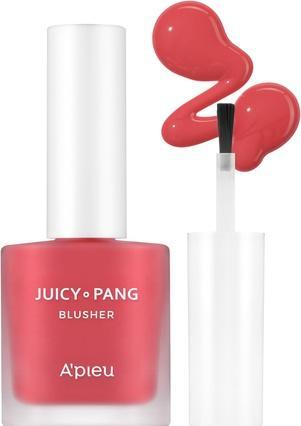 Actual product image A'Pieu Juicy-Pang Water Blusher Moisturizing Finish Easy Blending Blusher Natural Look K-Beauty Cher (Popping Cherry)