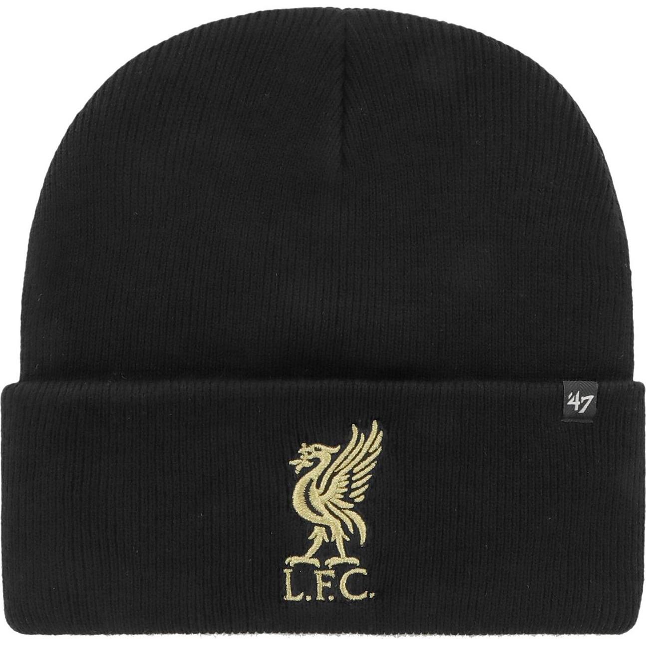 47 Brand, Herren, Mütze, Beanie Wintermütze - Haymaker FC Liverpool Schwarz, Schwarz