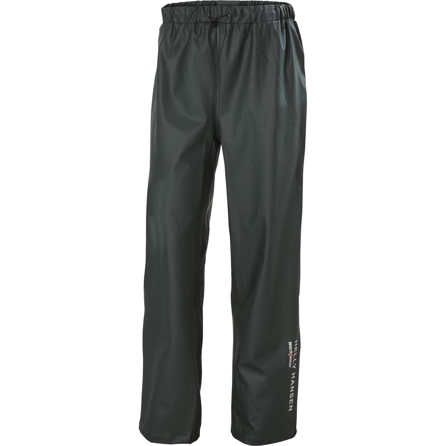 Helly Hansen Workwear, Herren, Outdoorhose, Voss Regenhose grün 4XL (4XL), Grün, 4XL