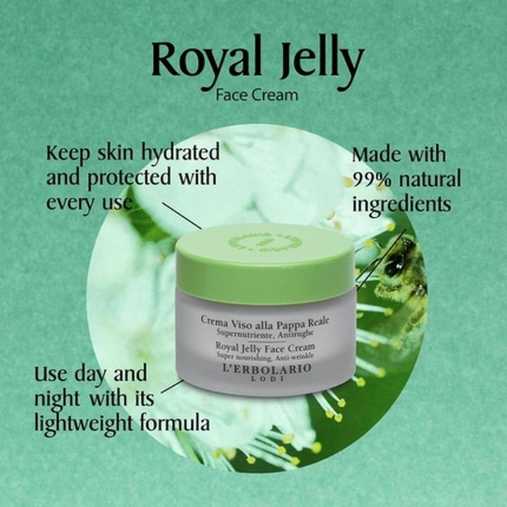 Actual product image L'erbolario Royal Jelly Face Cream 50ml (50 ml, Face toner)